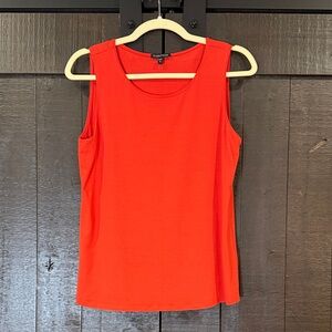 Eileen Fisher Vibrant Orange Tank Top